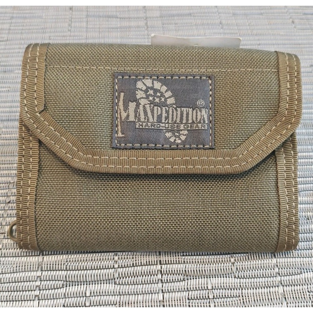 Maxpedition CMC Wallet 0253K Khaki Tactical EDC Ballistic Nylon New With Tags